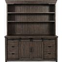 The appearance of Madison County Hutch Server In Brown designed by Jofran in the traditional interior design. This brown piece of furniture was selected by 1StopBedrooms from Madison County Collection to add a touch of cosiness and style into your home. Sku: 1700-70;1700-71. Material: Pine.
