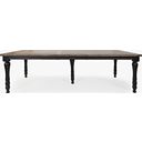 The appearance of Madison County Rectangle Extension Dining Table In Vintage Black designed by Jofran in the traditional interior design. This vintage black piece of furniture was selected by 1StopBedrooms from Madison County Collection to add a touch of cosiness and style into your home. Sku: 1702-106. Table Top Shape: Rectangular. Material: Pine. Size: 106" x 42".