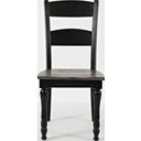 The appearance of Madison County Ladderback Dining Chair Set of 2 In Vintage Black designed by Jofran in the traditional interior design. This vintage black piece of furniture was selected by 1StopBedrooms from Madison County Collection to add a touch of cosiness and style into your home. Sku: 1702-401KD. Material: Pine.