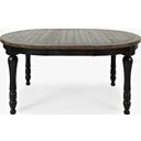 The appearance of Madison County Round To Oval 66 Inch Dining Table In Vintage Black designed by Jofran in the traditional interior design. This vintage black piece of furniture was selected by 1StopBedrooms from Madison County Collection to add a touch of cosiness and style into your home. Sku: 1702-66. Table Top Shape: Round. Material: Pine. Size: 48".