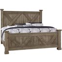 The appearance of Cool Rustic Stone Grey Queen X Style Bed designed by Artisan & Post in the rustic / southwestern interior design. This stone grey piece of furniture  was selected by 1StopBedrooms from Cool Rustic Collection to add a touch of cosiness and style into your home. Sku: 172-557;172-755;172-922. Bed Type: Poster Bed. Bed Size: Queen. Material: Solid Wood.