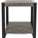 The appearance of Pinnacle End Table In Gray designed by Jofran in the transitional interior design. This gray piece of furniture  was selected by 1StopBedrooms from Pinnacle Collection to add a touch of cosiness and style into your home. Sku: 1890-3. Material: Acacia.
