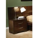The appearance of Jessica Nightstand Panels Cappuccino Set of 2 designed by Coaster in the modern / contemporary interior design. This cappuccino piece of furniture was selected by 1StopBedrooms from Jessica Collection to add a touch of cosiness and style into your home. Sku: 200710. Material: Wood.