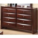 The appearance of Ireland Espresso Dresser designed by ACME in the transitional interior design. This brown piece of furniture was selected by 1StopBedrooms from Ireland Collection to add a touch of cosiness and style into your home. Sku: 21455. Material: Wood.