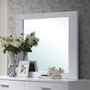 The appearance of Lorimar Mirror designed by ACME in the modern / contemporary interior design. This white piece of furniture was selected by 1StopBedrooms from Lorimar Collection to add a touch of cosiness and style into your home. Sku: 22634. Material: Wood.