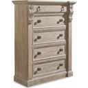 The appearance of Arch Salvage Parchment Jackson Drawer Chest designed by A.R.T. in the modern / contemporary interior design. This brown piece of furniture was selected by 1StopBedrooms from Arch Salvage Collection to add a touch of cosiness and style into your home. Sku: 233150-2802. Material: Wood.
