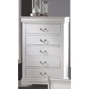 The appearance of Louis Philippe White Chest designed by ACME in the transitional interior design. This white piece of furniture  was selected by 1StopBedrooms from Louis Philippe Collection to add a touch of cosiness and style into your home. Sku: 23836. Material: Wood.