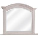 The appearance of Sedona Cobblestone White Mirror designed by American Woodcrafters in the modern / contemporary interior design. This white piece of furniture was selected by 1StopBedrooms from Sedona Collection to add a touch of cosiness and style into your home. Sku: 2410-040. Material: Wood.