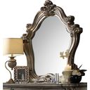 The appearance of Versailles Antique Platinum Mirror designed by ACME in the rustic / southwestern interior design. This silver piece of furniture was selected by 1StopBedrooms from Versailles Collection to add a touch of cosiness and style into your home. Sku: 26844. Material: Glass.