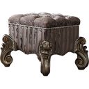 The appearance of Versailles Antique Platinum Vanity Stool designed by ACME in the rustic / southwestern interior design. This silver piece of furniture was selected by 1StopBedrooms from Versailles Collection to add a touch of cosiness and style into your home. Sku: 26848. Material: Fabric.