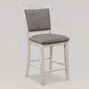 The appearance of Fulton Counter Height Chair (White) (Set of 2) designed by Crown Mark in the transitional interior design. This white piece of furniture was selected by 1StopBedrooms from Fulton Collection to add a touch of cosiness and style into your home. Sku: 2727WH-S-24. Material: MDF.