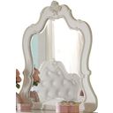 The appearance of Edalene Pearl White Mirror designed by ACME in the transitional interior design. This white piece of furniture was selected by 1StopBedrooms from Edalene Collection to add a touch of cosiness and style into your home. Sku: 30513. Material: Wood.