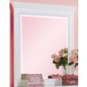 The appearance of Lacey White Mirror designed by ACME in the modern / contemporary interior design. This white piece of furniture was selected by 1StopBedrooms from Lacey Collection to add a touch of cosiness and style into your home. Sku: 30600. Material: Glass.