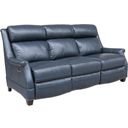 The appearance of Warrendale Power Reclining Sofa w/ Power Headrest (Blue) designed by BarcaLounger in the traditional interior design. This blue piece of furniture  was selected by 1StopBedrooms from Warrendale Collection to add a touch of cosiness and style into your home. Sku: 39PH3324570047. Material: Leather.