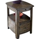 Primo Warm Medium Brown Chairside Table