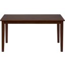 The appearance of Simplicity 60 Inch Rectangle Dining Table In Caramel designed by Jofran in the transitional interior design. This caramel piece of furniture was selected by 1StopBedrooms from Simplicity Collection to add a touch of cosiness and style into your home. Sku: 452-60. Table Top Shape: Rectangular. Material: Rubberwood. Size: 60" x 36".