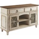 The appearance of Southbury Fossil and Parchment Server designed by American Drew in the transitional interior design. This white piece of furniture  was selected by 1StopBedrooms from Southbury Collection to add a touch of cosiness and style into your home. Sku: 513-850. Material: Wood.
