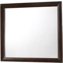 The appearance of Crown Mark Emily Mirror in Dark Cherry designed by Crown Mark in the transitional interior design. This dark cherry piece of furniture was selected by 1StopBedrooms from Emily Collection to add a touch of cosiness and style into your home. Sku: B4260-11. Material: Glass.