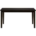 Simplicity 60 Inch Rectangle Dining Table In Espresso Brown