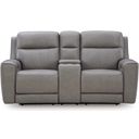 5Z-Dreamlight Power Reclining Loveseat with Console In Coin