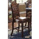 The appearance of Acme Vendome Counter Height Chair with Tufted Back (Set of 2) in Cherry designed by ACME in the rustic / southwestern interior design. This cherry piece of furniture was selected by 1StopBedrooms from Vendome Collection to add a touch of cosiness and style into your home. Sku: 62034. Material: Vinyl.