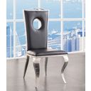 The appearance of Cyrene Side Chair (Faux Leather) (Set of 2) designed by ACME in the glam interior design. This medium color piece of furniture  was selected by 1StopBedrooms from Cyrene Collection to add a touch of cosiness and style into your home. Sku: 62078. Material: Metal.