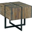 The appearance of Modern Timber Brown Accent End Table designed by Hammary in the traditional interior design. This brown piece of furniture  was selected by 1StopBedrooms from Modern Timber Collection to add a touch of cosiness and style into your home. Sku: 626-915. Material: Wood.