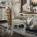 The appearance of Picardy Side Chair (Set of 2) designed by ACME in the transitional interior design. This antique pearl piece of furniture was selected by 1StopBedrooms from Picardy Collection to add a touch of cosiness and style into your home. Sku: 63462. Material: Wood.