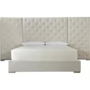 Modern Brando Cream Wall Panel Cal. King Platform Bed