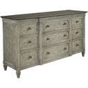 The appearance of Savona Versaille and Elm Stockholm Drawer Dresser designed by American Drew in the transitional interior design. This brown piece of furniture was selected by 1StopBedrooms from Savona Collection to add a touch of cosiness and style into your home. Sku: 654-130. Material: Wood.