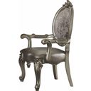 The appearance of Versailles Silver Antique Platinum Arm Chair Set of 2 designed by ACME in the rustic / southwestern interior design. This silver piece of furniture was selected by 1StopBedrooms from Versailles Collection to add a touch of cosiness and style into your home. Sku: 66823. Material: Vinyl.