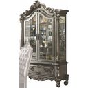 The appearance of Versailles Antique Platinum Curio Cabinet designed by ACME in the rustic / southwestern interior design. This silver piece of furniture was selected by 1StopBedrooms from Versailles Collection to add a touch of cosiness and style into your home. Sku: 66838H;66839B. Material: Wood.