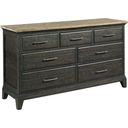 The appearance of Plank Road Charcoal Farmstead Dresser designed by Kincaid in the modern / contemporary interior design. This charcoal piece of furniture  was selected by 1StopBedrooms from Plank Road Collection to add a touch of cosiness and style into your home. Sku: 706-120C. Material: Wood.