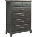The appearance of Plank Road Charcoal Devine Drawer Chest designed by Kincaid in the modern / contemporary interior design. This charcoal piece of furniture  was selected by 1StopBedrooms from Plank Road Collection to add a touch of cosiness and style into your home. Sku: 706-215C. Material: Wood.