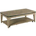 The appearance of Plank Road Stone Artisans Rectangular Cocktail Table designed by Kincaid in the modern / contemporary interior design. This brown piece of furniture was selected by 1StopBedrooms from Plank Road Collection to add a touch of cosiness and style into your home. Sku: 706-910S. Material: Wood.