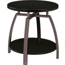 The appearance of Dacre Round End Table Dark Grey and Black Nickel designed by Coaster in the modern / contemporary interior design. This dark charcoal piece of furniture  was selected by 1StopBedrooms from Dacre Collection to add a touch of cosiness and style into your home. Sku: 722207. Material: Wood.