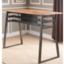 The appearance of Scarus Natural and Gunmetal Bar Table designed by ACME in the industrial interior design. This gray piece of furniture  was selected by 1StopBedrooms from Scarus Collection to add a touch of cosiness and style into your home. Sku: 72385. Material: Metal.