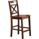 The appearance of Tartys Cherry Counter Height Chair Set of 2 designed by ACME in the country / farmhouse interior design. This brown piece of furniture was selected by 1StopBedrooms from Tartys Collection to add a touch of cosiness and style into your home. Sku: 72537. Material: Wood.