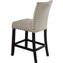 The appearance of Nolan Linen Counter Height Chair Set of 2 designed by ACME in the transitional interior design. This cream piece of furniture was selected by 1StopBedrooms from Nolan Collection to add a touch of cosiness and style into your home. Sku: 72857. Material: Fabric.