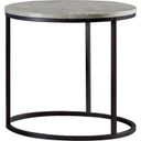 The appearance of Lainey Faux Marble Round Top End Table Grey and Gunmetal designed by Coaster in the modern / contemporary interior design. This grey piece of furniture  was selected by 1StopBedrooms from Lainey Collection to add a touch of cosiness and style into your home. Sku: 736027. Material: Wood.