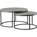 The appearance of Lainey Round 2-piece Nesting Coffee Table Grey and Gunmetal designed by Coaster in the modern / contemporary interior design. This grey piece of furniture  was selected by 1StopBedrooms from Lainey Collection to add a touch of cosiness and style into your home. Sku: 736028. Material: Wood.