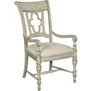 The appearance of Weatherford Cornsilk Arm Chair Set of 2 designed by Kincaid in the transitional interior design. This cream piece of furniture was selected by 1StopBedrooms from Weatherford Collection to add a touch of cosiness and style into your home. Sku: 75-062. Material: Fabric.