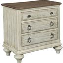 The appearance of Weatherford Cornsilk Nightstand designed by Kincaid in the transitional interior design. This cream piece of furniture was selected by 1StopBedrooms from Weatherford Collection to add a touch of cosiness and style into your home. Sku: 75-141. Material: Wood.