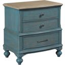The appearance of Litchfield Blue Denim Moray Nightstand designed by American Drew in the modern / contemporary interior design. This blue piece of furniture was selected by 1StopBedrooms from Litchfield Collection to add a touch of cosiness and style into your home. Sku: 750-420B. Material: Wood.