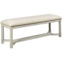 The appearance of Litchfield Sunwashed Upholstered Bench designed by American Drew in the modern / contemporary interior design. This gray piece of furniture was selected by 1StopBedrooms from Litchfield Collection to add a touch of cosiness and style into your home. Sku: 750-480. Material: Fabric.