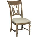 The appearance of Weatherford Heather Upholstered Side Chair Set of 2 designed by Kincaid in the transitional interior design. This brown piece of furniture was selected by 1StopBedrooms from Weatherford Collection to add a touch of cosiness and style into your home. Sku: 76-061. Material: Fabric.