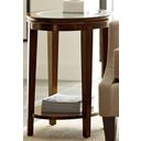 The appearance of Elise Oval Hand-rubbed amaretto End Table designed by Kincaid in the modern / contemporary interior design. This brown piece of furniture was selected by 1StopBedrooms from Elise Collection to add a touch of cosiness and style into your home. Sku: 77-020. Material: Wood.