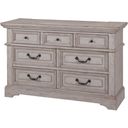 The appearance of American Woodcrafters Stonebrook Double Dresser in Antique Gray 7820 260 designed by American Woodcrafters in the transitional interior design. This gray piece of furniture was selected by 1StopBedrooms from Stonebrook Collection to add a touch of cosiness and style into your home. Sku: 7820-260. Material: Wood.