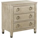 The appearance of Vista Prescott Oyster Nightstand designed by American Drew in the transitional interior design. This cream piece of furniture was selected by 1StopBedrooms from Vista Collection to add a touch of cosiness and style into your home. Sku: 803-421. Material: Wood.