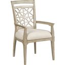 The appearance of Vista Essex Oyster Arm Chair Set of 2 designed by American Drew in the transitional interior design. This cream piece of furniture  was selected by 1StopBedrooms from Vista Collection to add a touch of cosiness and style into your home. Sku: 803-637. Material: Wood.